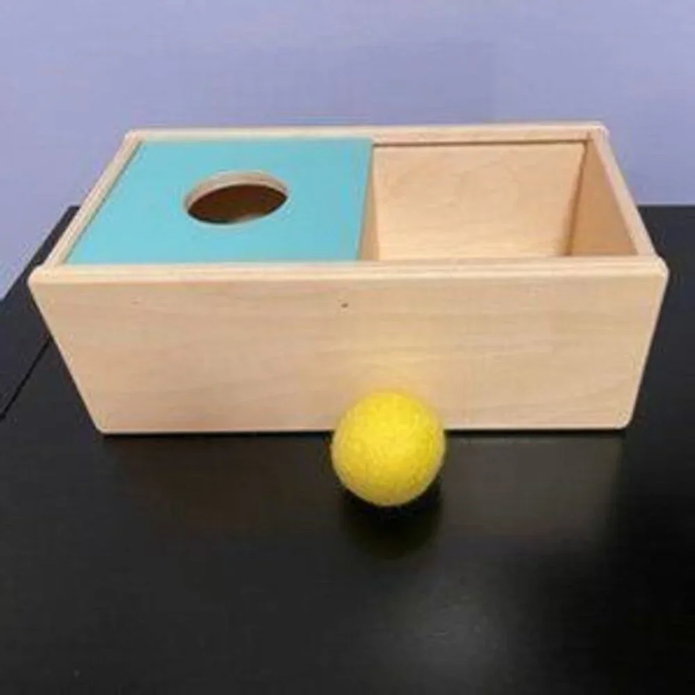 Lovevery Sliding Top Box w/Ball, Retired